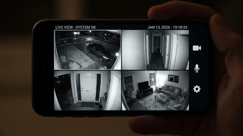 Video nadzor i praćenje putem interneta | Gledajte kamere na telefonu